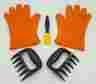 Er212 Emporium Royale Set Of 5 2 Silicone Gloves Meat Shredder Claws 1 New