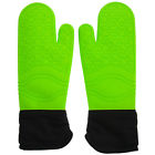 Ergo Qvc 2 Slim-fit Silicone Long Oven Mitts Magnetic Cuff Lined Pot Holder Small 731882136579
