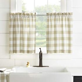 Mc-5504428 Farmhouse Living Buffalo Check 30inch X 36inch Window Tier Set