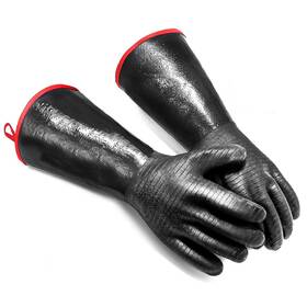 Feunu 764167386321 Bbq Grill Gloves 932 F Grilling 14in Waterproof Long Sleeve Barbecue