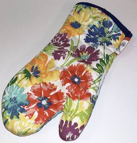 Rn-18143 Fiesta Oven Mitt Fiestaware Kitchen Hot Pad Floral 12 Inch Pot Holder Glove