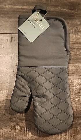 Figmint 198101011275 Oven Mitt Dark Gray - Brand New Silicone Grips