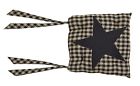 Pads15x15 Fill Cotton Chair Khaki " Star Stars Checked Black