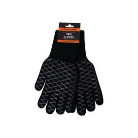 Fire & Flavor 892805000527 Pitmaster Grilling Gloves - Slip-free Washable Cotton And Silicone Bbq Glove
