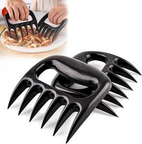 Fkk-bbq-01 Fkksparkler Meat Shredder Claws Pulled Pork For Shredding Chicken Black