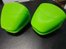 Kc104 Flexwell Pair Heat Resistant Silicone Oven Grabber Pot Holder Baking Bbq Green