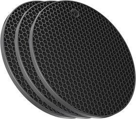 Flyingcow 726084439795 Ultra Thick 8mm Silicone Trivets For Hot Dishes Pots And Pans Trivet M