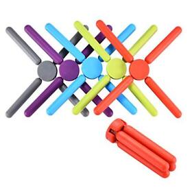 Foldable Trivets 5pack Ksendalo Eco Collapsible Trivet Set Silicone Pot Triv