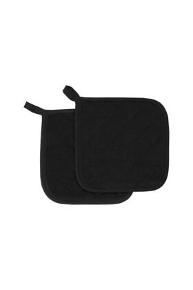 Cltph8be-1 Foodservice Cltph8bk-1 Food Service Cotton Terry 450 Degree Pot Holders 8-inch Black/brown