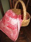 Francais 52x76cm Pink Cloth Table Primrose Le French Linen Border Jacquard