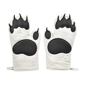 B01m5k07yw Fred Genuine Polar Bear Hands Oven Mitts Set Of 2 Heat Resistant Silicone
