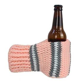 Funisfun 192132694735 Beer Mitten Gloves Knit Stitched Drink Mitt Holder For White Elephant Gag Gift