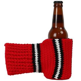 Funisfun 782125499340 Beer Mitten Gloves Knit Stitched Drink Mitt Holder For White Elephant Gag Gift