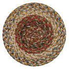 G01409 Ihf Primitive Plantation Earth Tones Jute Trivet Set Of Or