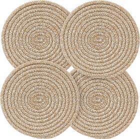 Garkup 445016191121 Pot Holders Trivets Set 4 Pcs Potholders For Kitchens 100% Pure Cotton Thread