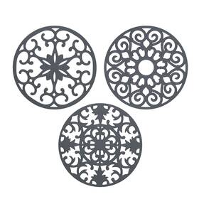 Gasar 850020007394 Extra Large Thick 10 Inch Silicone Trivets For Hot Dishes Pots And Pans Ho