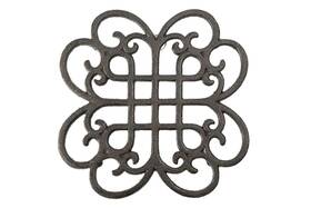 Gasar 850020007554 Cast Iron Trivet Metal Flower Petals Design For Hot Dishes P