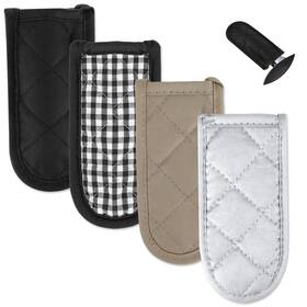 600148 Gjinxi 4 Pieces Cast Iron Handle Covers Heat Resistant Cover Holders Sleeve
