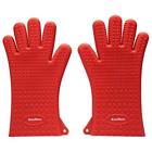 Gloves003 Premium Silicone Oven Mitts Gloves Extra Long And 614409713463