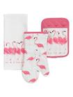 Good Teast Kate Spade New Kitchen 3pc Set All In Taste Strut Your Stuff Flamingo 028332622028