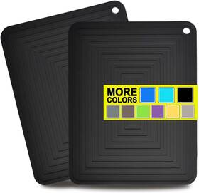 Gosmol 719034997735 Large Silicone Trivet Mat For Hot Dishes/heat Resistant Pot Holder 12 Inch X 9 Non S