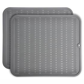 G-xl-drying-trivet-2-grey Gosmol Silicone Trivet Mats For Dishes