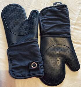 Gourmet Classics 844260062459 6-pc Kitchen Set With Silicone 2 Oven Mitts Pot Holders