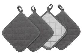 Gqzluck 414791701039 Cotton Pot Holders Made Machine Washable Everyday Kitchen Basic Terry