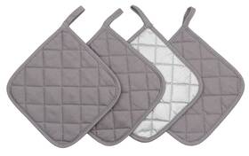 Gqzluck 414858706854 Cotton Heat Resistant Pot Holders Everyday Kitchen Basic Square Solid Color