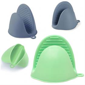 Greatlink 744348827966 2 Pairs Mini Oven Gloves Silicone Heat Resistant Cooking Pinch Mitts Potholde