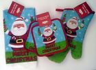 Greenbrier 4 Piece Set 2 Merry Christmas Potholders Oven Mitt Merr 639277268686