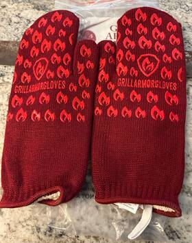 Grill Armor Gloves 860004615835 Oven Mitts 932 F Extreme Heat Non-slip