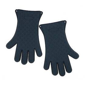 00416tvn Grill Zone 4 Pack Silicone Gloves Dark Gray Fits Most 2-pk