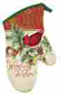 H2775 Kay Dee Designs Botanical Cardinal Oven Mitt 723886227759