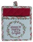 H3262 Kay Dee Red Plaid Always Be Merry And 723886232623