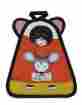 H4722 Kay Dee Halloween Candy Corn Shaped Kitchen Pot Holder 723886247221