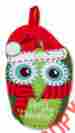 H5112 Holder Kay Dee Hoos Been Naughty Cute Little Holiday Owl Shaped Kitchen Potholder 0723886251129