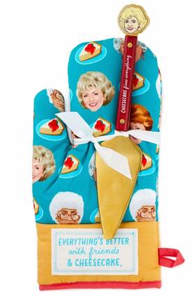 Hallmark 763795777617 The Golden Girls Oven Mitt And Cheesecake Pie Server New