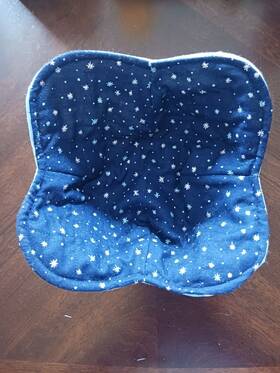 10052024cozies Handmade Bowl Cozies Quilted Clouds And Stars Set Of 4