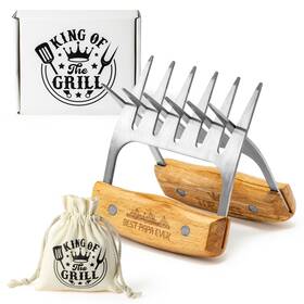 Sa-h01461 Haooryx Fathers Day Meat Claw - Stainless Steel Shredder Claws Silver