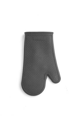Harman 620104347513 Textured Silicone Oven Mitt 7 Inch X 12 Black