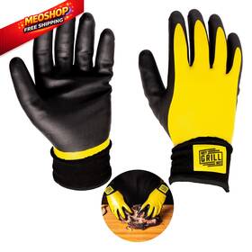 Hey Grill 850003982571 Pitmaster Gloves Bbq Heat Small Black And Yellow