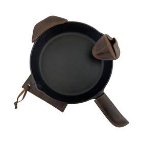 Hide & Drink 660042721723 Set Of 4 Hot Handle Holders Panhandle Side Kick Grip Mitt And Square Pot H