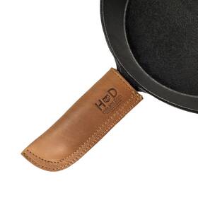 Hide & Drink 810015492307 Full Grain Leather Hot Handle Cast Iron Protector Panhandle Potholder Do