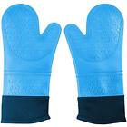 Hk006b Professional Silicone Oven Mitts Heat Resistant Commercial Grade 714131709274