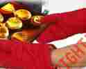 Hkom-005 Honla Oven Mitts Gloves Flame Heat Resistant Quilted Thick Cotton Commercial Grade Red