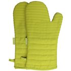 Hkom1021 Kitchen Oven Mitts Silicone Printed Pair Of Heat Resistant Gloves