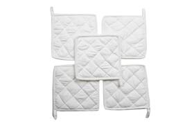 Hm Covers 627552016039 Pot Holders 100% Cotton Pack Of 10 Holder 7 Inch X Square Solid