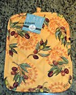 Holder Kay Dee Designs New Olive Press Pattern Pot S Quilted 9.5 Yellow 100 Cotton 723886522625