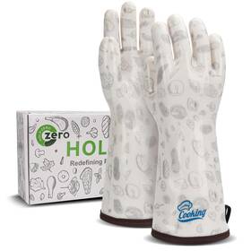 Af201-pt Holdzero Heat Resistant Gloves Oven Hot Mitts With Fingers Large Gary